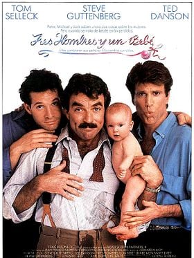 Üç Adam ve Bir Bebek posteri