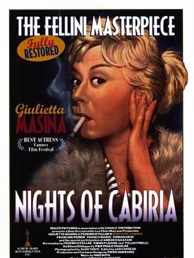 Cabiria'nın Geceleri posteri