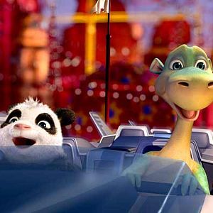 Fotoğraf Sevimli Dinozor Tatilde