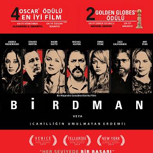 Fotoğraf Birdman veya Cahilliğin Umulmayan Erdemi