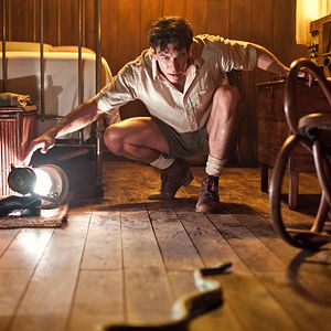 Fotoğraf Palmeras en la nieve