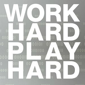 Fotoğraf Work Hard - Play Hard