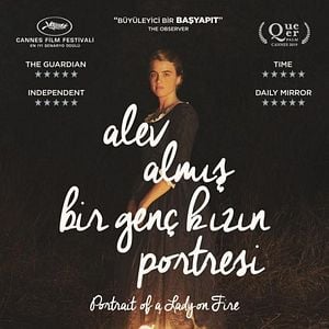 Fotoğraf Alev Almış Bir Genç Kızın Portresi