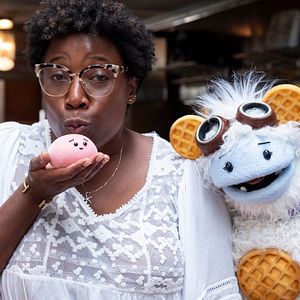 Fotoğraf Waffles ve Mochi