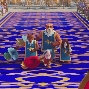 Fotoğraf D'Artacán y los tres mosqueperros