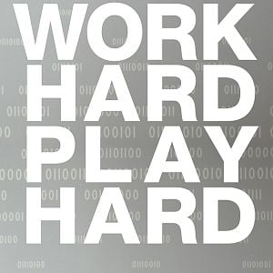 Fotoğraf Work Hard - Play Hard