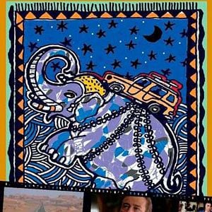 Fotoğraf Anochece en la India