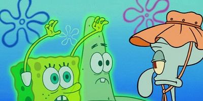 The Curse of Bikini Bottom / Squidward in Clarinetland posteri