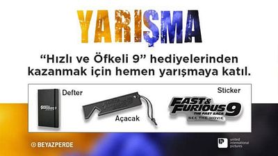 "Hızlı ve Öfkeli 9" Yarışmamız Başladı! haber görseli