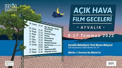 Açık Hava Film Geceleri Ayvalık’ta 8 Temmuz’da Başlıyor! haber görseli