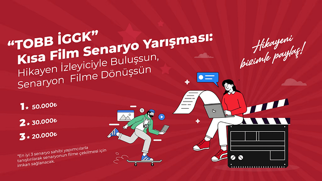 TOBB’dan Genç Senaristlere Büyük Destek: Kısa Film Senaryo Yarışması Başlıyor! haber görseli