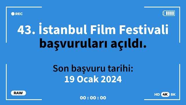 43. İstanbul Film Festivali İçin Başvurular Açıldı haber görseli