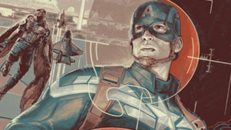 Kaptan Amerika: Kış Askeri Filminden Retro Poster!