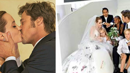 Angelina Jolie ve Brad Pitt Düğününden İlk Fotoğraflar Ortaya Çıktı! haber görseli