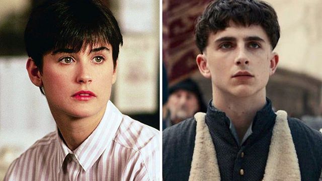 Timothee Chalamet The King'de Demi Moore'a mı Benziyor? haber görseli