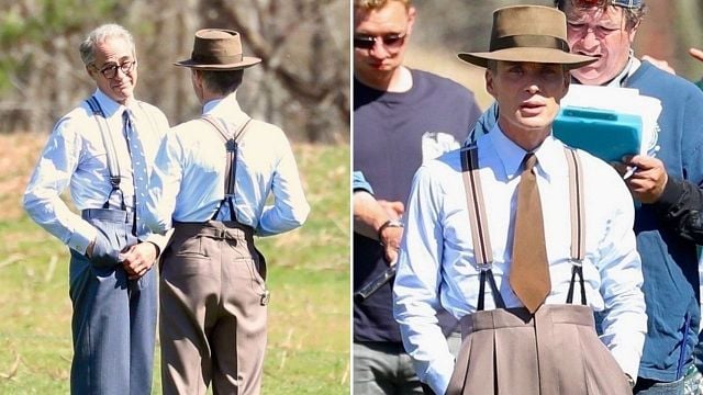 "Oppenheimer"dan Robert Downey Jr. ve Cillian Murphy'li Yeni Set Fotoğrafları! haber görseli