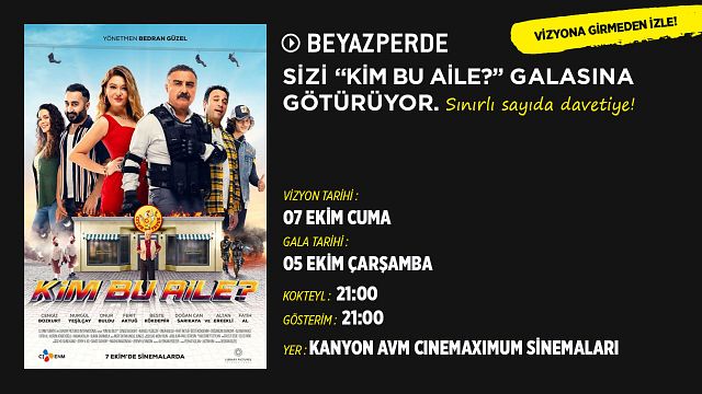 "Kim Bu Aile?" Galası Şanslı Davetlilerini Bekliyor!  haber görseli