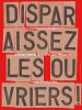 Disparaissez les ouvriers ! posteri