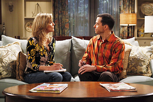 Two and a Half Men : Fotograf Courtney Thorne-Smith, Jon Cryer.