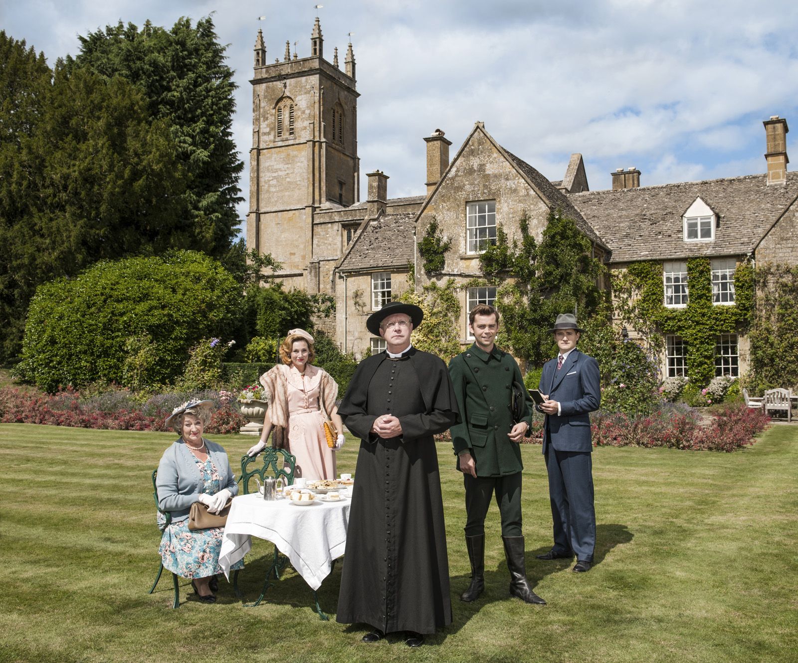 Fotograf Alex Price, Mark Williams, Nancy Carroll, Sorcha Cusack.