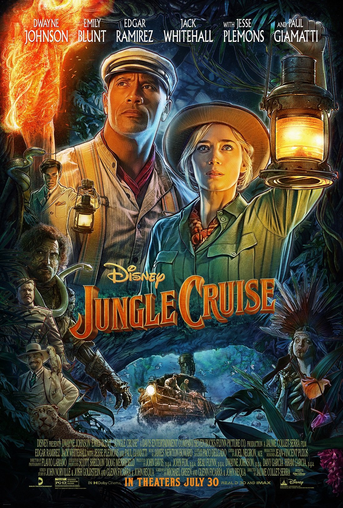 waterfall in jungle cruise movie