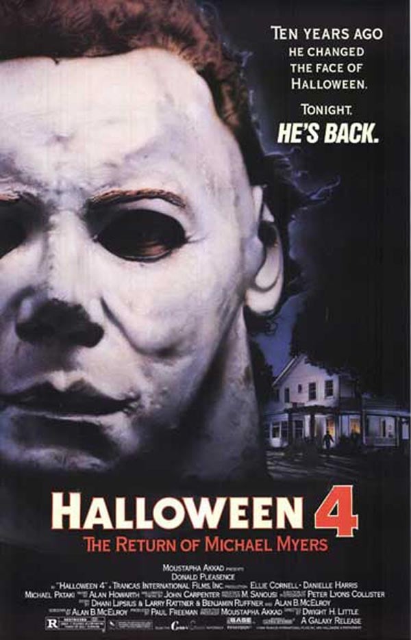 Halloween 4 The Return of Michael Myers afiş Afiş 3