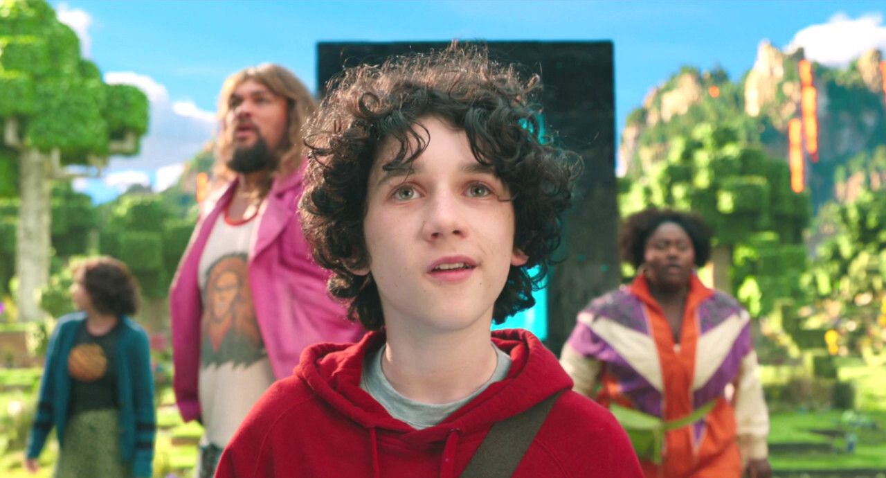 Bir Minecraft Filmi : Fotoğraf Jason Momoa, Danielle Brooks, Sebastian Eugene Hansen, Emma Myers