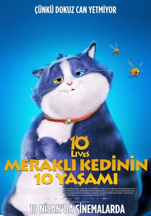 Meraklı Kedinin 10 Yaşamı : Afiş