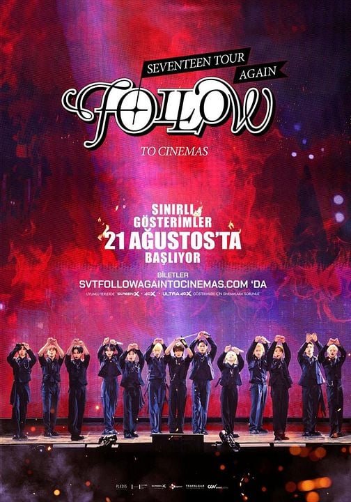 Seventeen tour 'Follow' Again to Cinemas : Afiş