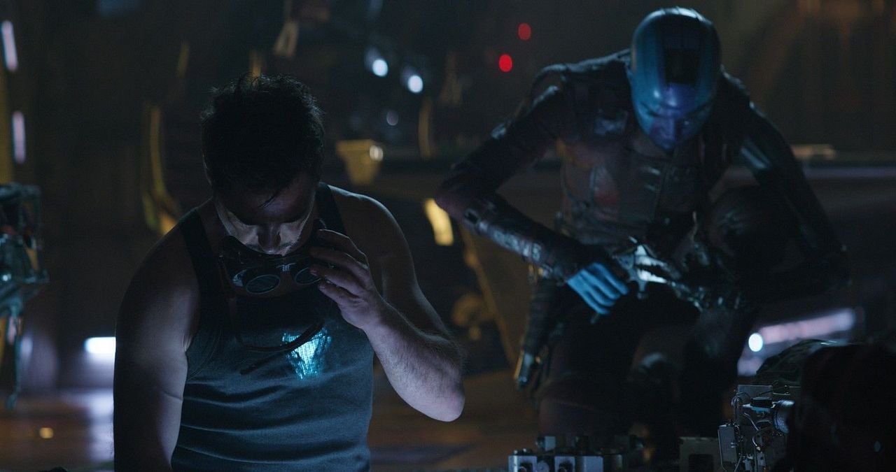 Avengers Endgame: Encore : Fotoğraf Robert Downey Jr., Karen Gillan