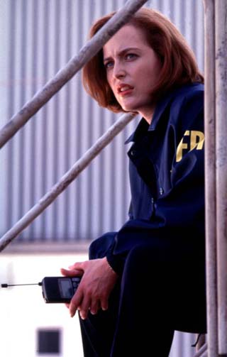The X Files : Fotoğraf Gillian Anderson, Rob Bowman