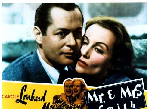 Mr. and Mrs. Smith : Fotoğraf Robert Montgomery, Alfred Hitchcock, Carole Lombard