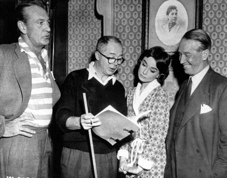Love in the Afternoon : Fotoğraf Maurice Chevalier, Billy Wilder, Gary Cooper, Audrey Hepburn