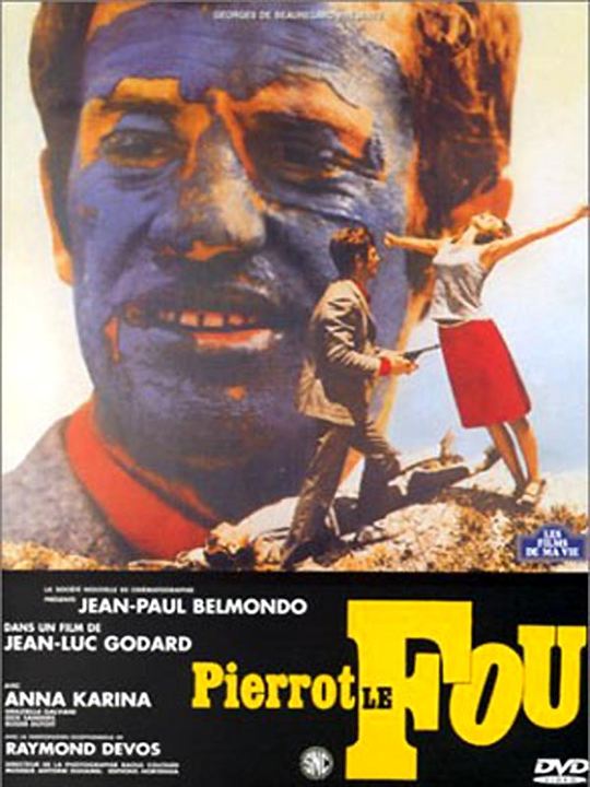 Çılgın Pierrot : Afiş Jean-Luc Godard
