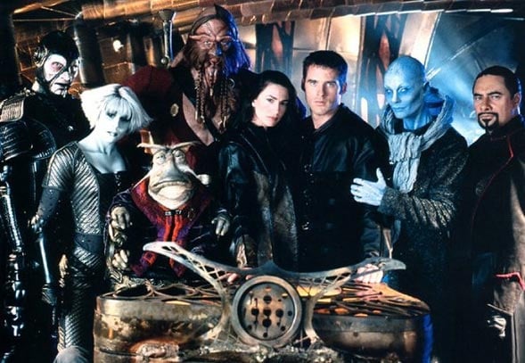 Fotoğraf Anthony Simcoe, Virginia Hey, Ben Browder, Claudia Black