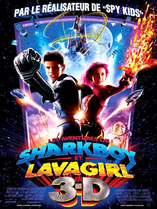 Adventures of Shark Boy & Lava Girl in 3-D, The : Afiş