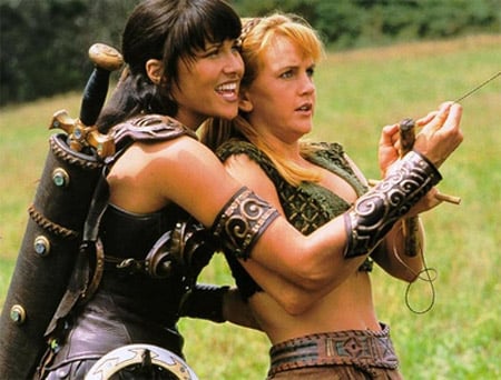 Fotoğraf Renée O'Connor, Lucy Lawless