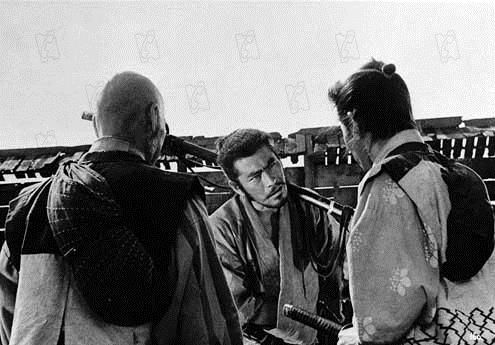 Yedi Samuray : Fotoğraf Toshirô Mifune, Isao Kimura, Takashi Shimura, Akira Kurosawa