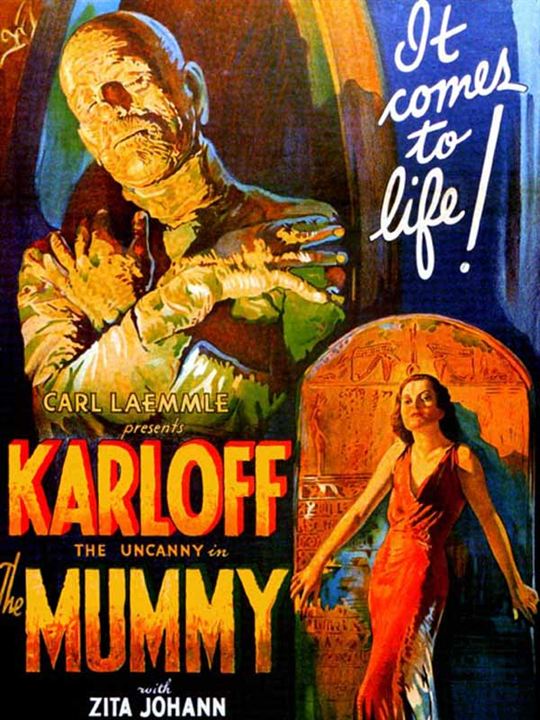 The Mummy : Afiş Karl Freund