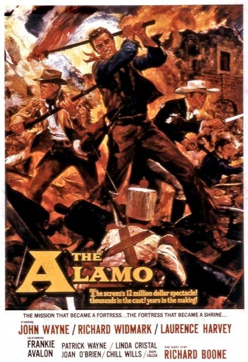 The Alamo : Afiş John Wayne