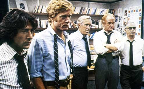 Başkanın Tüm Adamları : Fotoğraf Alan J. Pakula, Dustin Hoffman, Robert Redford