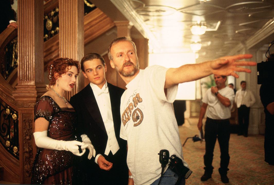 Titanik : Fotoğraf Leonardo DiCaprio, James Cameron, Kate Winslet