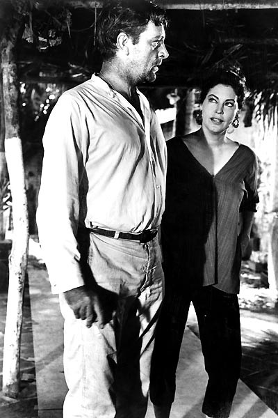 İguana Geceleri : Fotoğraf Richard Burton, John Huston, Ava Gardner