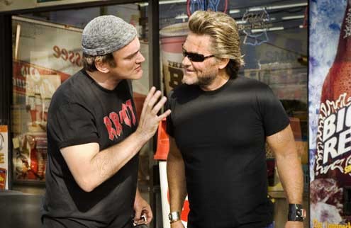 Ölüm Geçirmez : Fotoğraf Kurt Russell, Quentin Tarantino