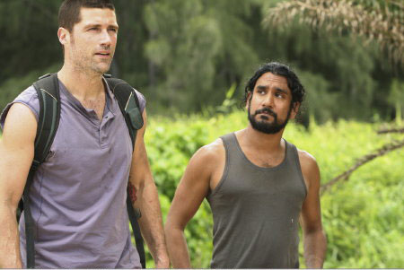 Fotoğraf Naveen Andrews, Matthew Fox