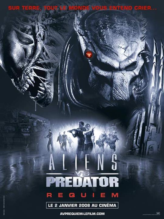 AVPR: Aliens vs Predator - Requiem : Afiş Colin Strause, Greg Strause