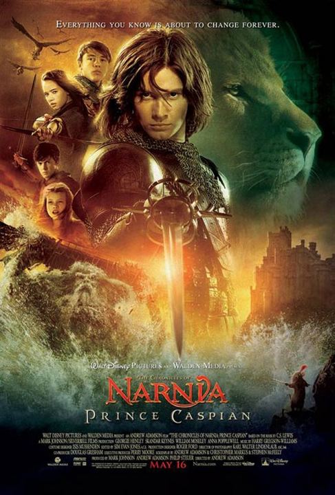 Narnia Günlükleri: Prens Kaspiyan : Afiş Skandar Keynes, Andrew Adamson