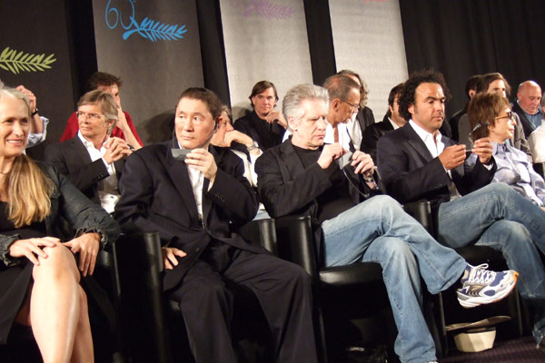 Fotoğraf Michael Cimino, David Cronenberg, Gus Van Sant, Jane Campion, Takeshi Kitano, Bille August, Raymond Depardon