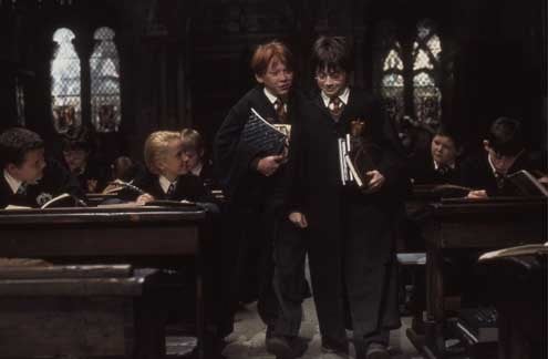Harry Potter ve Felsefe Taşı : Fotoğraf Rupert Grint, Chris Columbus, Tom Felton, Daniel Radcliffe