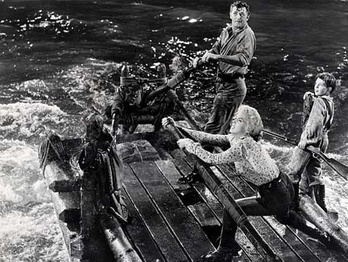 Dönüşü Olmayan Nehir : Fotoğraf Marilyn Monroe, Tommy Rettig, Otto Preminger, Robert Mitchum